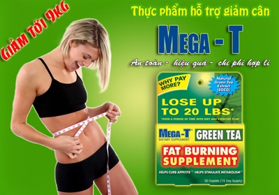 Thuốc giảm cân Mega T giúp bạn cải thiện cân nặng nhanh nhất có thể